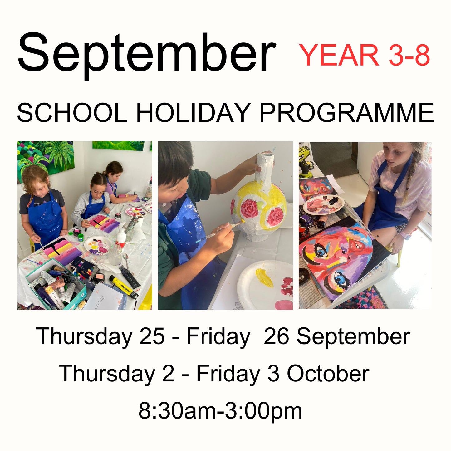 September School Holiday Programme 2025